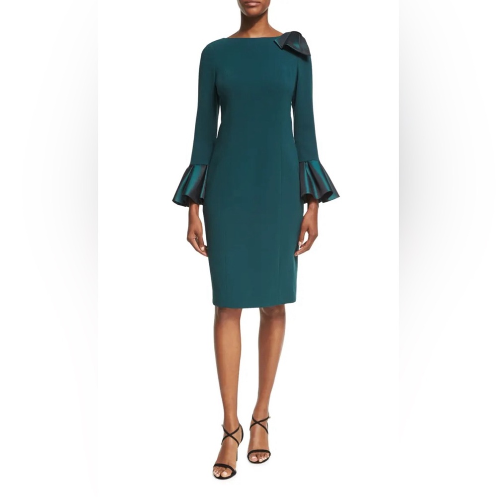 Rickie Freeman for Teri Jon Crepe Sheath Dress